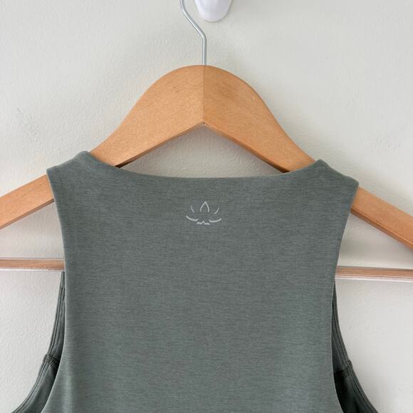 Beyond Yoga Spacedye Move Up Mini Athletic Dress in Grey Sage Heather, Size XS - Picture 9 of 11